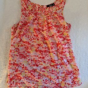 Bright summery sleeveless top - size small